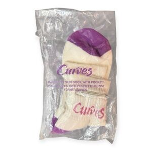 Curves Fitness Socks with Pocket